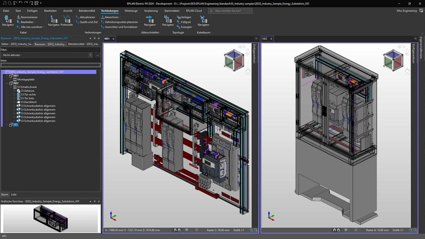 EPLAN electrical design work at DEI Projects